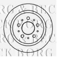 BBD4024 BORG & BECK Тормозной диск