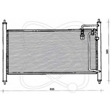 30W0022 ELECTRO AUTO Конденсатор, кондиционер