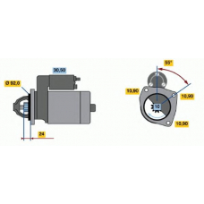 0 001 369 020 BOSCH Стартер