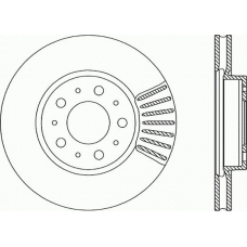 BDR1614.20 OPEN PARTS Тормозной диск