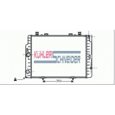 0303301 KUHLER SCHNEIDER Радиатор, охлаждение двигател