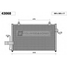 F4-43068 STANDARD Конденсатор, кондиционер