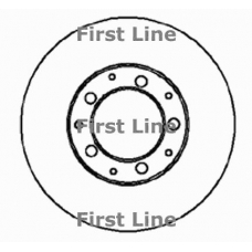 FBD805 FIRST LINE Тормозной диск