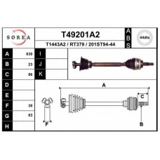 T49201A2 EAI Приводной вал