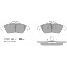 FBP-1032 FREMAX Комплект тормозных колодок, дисковый тормоз