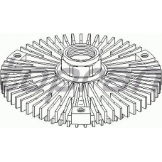 400 605 TOPRAN Сцепление, вентилятор радиатора