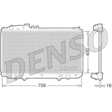 DRM51009 DENSO Радиатор, охлаждение двигателя