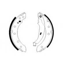 8DB 355 003-401 HELLA PAGID Комплект тормозных колодок