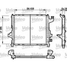 732818 VALEO Радиатор, охлаждение двигателя