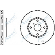 DSK2515 APEC Тормозной диск