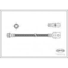 19032778 CORTECO Тормозной шланг