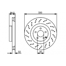 0 986 479 415 BOSCH Тормозной диск