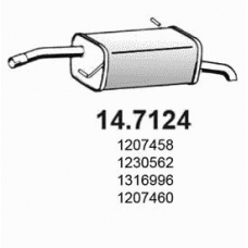14.7124 ASSO Глушитель выхлопных газов конечный