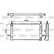 730123 VALEO Радиатор, охлаждение двигателя