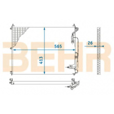 7004084 BEHR Condenser