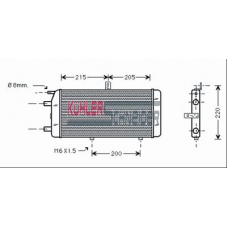 5015101 KUHLER SCHNEIDER Радиатор, охлаждение двигател