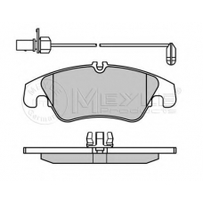025 247 4319/W MEYLE Комплект тормозных колодок, дисковый тормоз
