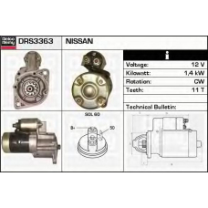 DRS3363 DELCO REMY Стартер