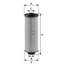 26.004.00 UFI Топливный фильтр