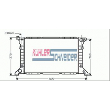 3602301 KUHLER SCHNEIDER Радиатор, охлаждение двигател