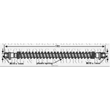 BBH7542 BORG & BECK Тормозной шланг