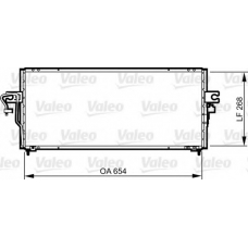 817792 VALEO Конденсатор, кондиционер