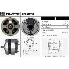 DRA3707 DELCO REMY Генератор