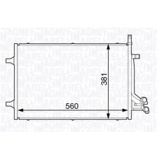 350203729000 MAGNETI MARELLI Конденсатор, кондиционер