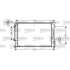 734752 VALEO Радиатор, охлаждение двигателя