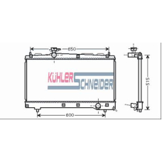 3201221 KUHLER SCHNEIDER Радиатор, охлаждение двигател