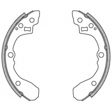 BSA2027.00 OPEN PARTS Комплект тормозных колодок