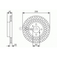 0 986 479 T39 BOSCH Тормозной диск