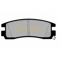 PA1167 BRAKE ENGINEERING Комплект тормозных колодок, дисковый тормоз