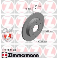 370.3078.20 ZIMMERMANN Тормозной диск