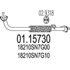 01.15730 MTS Труба выхлопного газа