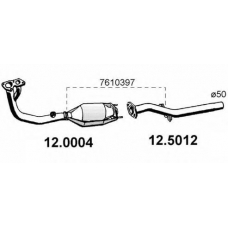 12.5012 ASSO Труба выхлопного газа