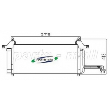 PXNCX-032G Parts mall Конденсатор, кондиционер