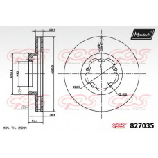 827035.6060 MAXTECH Тормозной диск