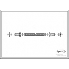 19018488 CORTECO Тормозной шланг
