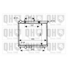 QER2098 QUINTON HAZELL Радиатор, охлаждение двигателя