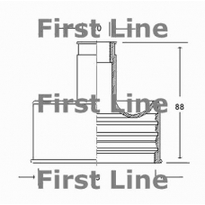 FCB2035 FIRST LINE Пыльник, приводной вал