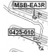MSB-EA3R FEBEST Опора, стабилизатор
