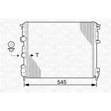 350213990000 MAGNETI MARELLI Радиатор, охлаждение двигателя