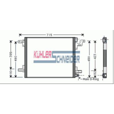 0320031 KUHLER SCHNEIDER Конденсатор, кондиционер