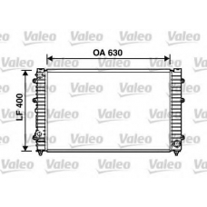 731758 VALEO Радиатор, охлаждение двигателя