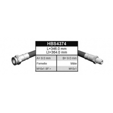 HBS4374 QUINTON HAZELL Тормозной шланг