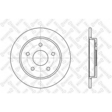 6020-2522-SX STELLOX Тормозной диск