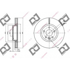 BD1342 DJ PARTS Тормозной диск