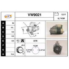 VW9021 SNRA Стартер