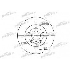 PBD1596 PATRON Тормозной диск